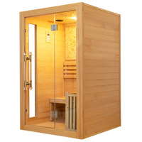 Harga grosir pabrik uap kering batu kompor kayu Cedar merah Solid desain luar ruangan tradisional Sauna keluarga Mini Finlandia mewah