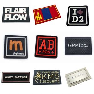 Custom Made Fashion Multicolor Accessory Embroidered Patch Pvc Patch for <b>Clothes</b> - Product Image 2