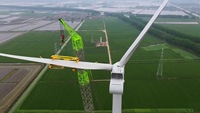 Zoomlion — grue sur chenilles pour turbine à vent 4MW, 800 tonnes, Zcc9800w, en chine, livraison gratuite