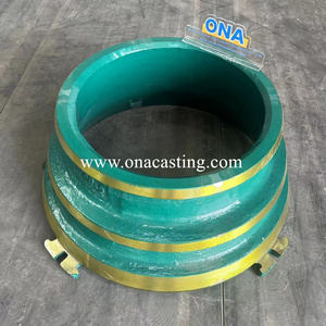 Piezas de trituradora <span class=keywords><strong>ONA</strong></span> GP100, revestimiento de cuenco de manto para Gneiss Rocks, piezas de repuesto de trituradora de cono, cóncavo OEM con dimensiones originales - Product Image 5
