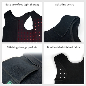 OEM Draagbare Rood Licht Therapie Vest voor Volwassenen, 15 Minuten Dagelijks Gebruik voor Spierherstel - Product Image 5