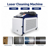 Machine de nettoyage laser à fibre portative 1500W 2000W 3000W, refroidie par eau, pour le nettoyage des moules, des rouleaux Anilox et du caoutchouc