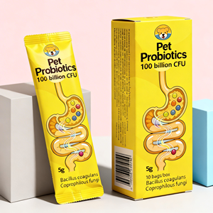 Probióticos en Polvo Más Vendidos de Fábrica para Perros y Gatos - Apoyo Inmunológico, Salud Digestiva, Salud del Pelo y la Piel, Absorción Rápida - Product Image 1