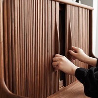 Ensemble de coiffeuse en bois de chêne massif de style nordique, table de maquillage moderne pour chambre à coucher avec meuble de rangement latéral, mobilier personnalisé OEM