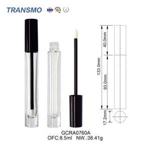 Tube de brillant à lèvres en verre écologique 6 ml, tube en verre pour brillant à lèvres 6 ml, conteneur en verre pour rouge à lèvres liquide et correcteur - Product Image 2