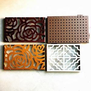 레이저 절단 알루미늄 장식 인테리어 금속 벽 패널 장식 - Product Image 2