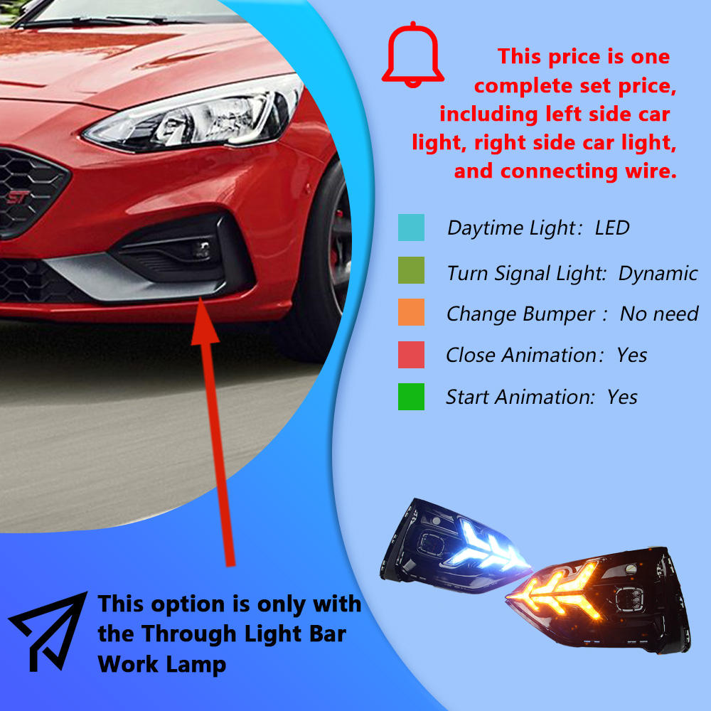 Un jeu de phares de voiture