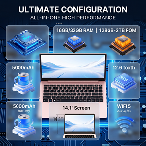 宜方14インチIntel N95搭載ノートパソコン、フル機能Type-C、ミニHDMI、ポータブルオフィスノートブック、OEM/ODM工場卸売 - Product Image 2
