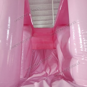 Hot phổ biến <span class=keywords><strong>Inflatable</strong></span> Hồng bouncy lâu đài <span class=keywords><strong>Combo</strong></span> với Slide N Hồ bơi cho bữa tiệc và đám cưới - Product Image 3