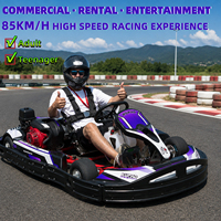 Go Kart de Gasolina Directo de Fábrica, 390CC, para Adultos y Adolescentes, Kart de Carreras y Derrapes, Uso Comercial para Pistas de Parques de Diversiones