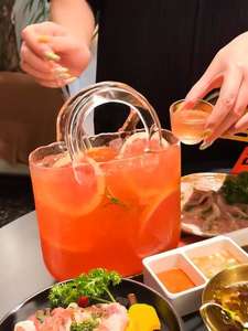 <span class=keywords><strong>M</strong></span>透明玻璃葡萄酒和果汁饮用花瓶创意钱包形设计，长茎，用于酒吧和家庭鸡尾酒会 - Product Image 5