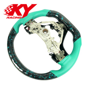 Volante Deportivo Personalizado de Fibra de Carbono Forjado con LED e Indicador de RPM para Toyota Camry, RAV4, Levin, Yaris, Vios, Corolla 2013-2018 - Product Image 3