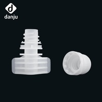 Bouchon à bec verseur en plastique de qualité alimentaire, résistant, anti-fuite, à vis, pour sachets souples de jus, détergent et aliments pour bébés