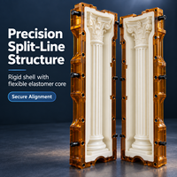 Moule de colonne romaine en PU à âme en élastomère de résine Tietuo C091-G3, taille stable, usine source chinoise, livraison rapide
