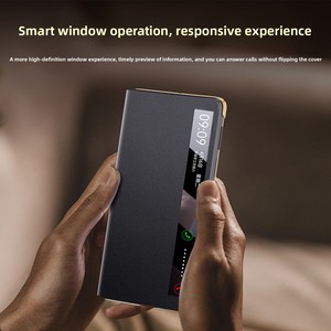 Applicable to VIVOXFold6 mobile phone case, wristband rotating bracket, smart window flip vivo <b>folding</b> <b>screen</b> mobile phone case. - Product Image 2