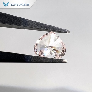 <span class=keywords><strong>Diamante</strong></span> Cultivado en Laboratorio Tianyu Gems <span class=keywords><strong>de</strong></span> 0.5ct, Corte Corazón <span class=keywords><strong>Rosa</strong></span> Fantasía, para Anillos <span class=keywords><strong>de</strong></span> Joyería - Product Image 2