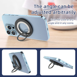 Support d'anneau magnétique ultra fin - 360 °   Support de téléphone rotatif avec technologie Magic Grip pour iPhone - Product Image 4