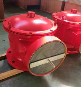 Dn100 פחמן פלדה שמן, גז אחסון שסתומים אש לעצור שסתום מתפרץ עבור צינור גז בטיחות גז - Product Image 6