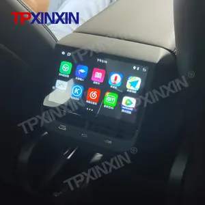 7 TPXINXIN Polegadas WIFI Carplay Exibição Encosto de cabeça Para Tesla Model 3 Modelo Y Gama Completa Multimédia Player Entretenimento Viagem Tela