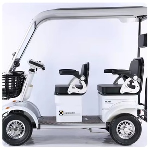 Voiturette de golf électrique de haute qualité 800W 60V, scooter électrique 4 places, longue autonomie, vélo électrique 4 roues avec toit - Product Image 1