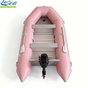 قارب قابل للنفخ رخيص من هيسيا، صنع في الصين، من مصنع ويهاي، تصميم حسب الطلب، يتسع لـ 8 أشخاص، بطول 4 أمتار، مع مظلة، للبيع - Product Image 1