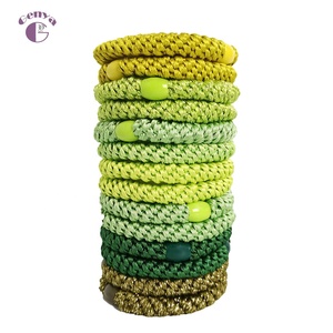 Coleta Trenzada Gruesa Genya <span class=keywords><strong>para</strong></span> Mujer Estilo Coreano Nuevo, Lazo <span class=keywords><strong>para</strong></span> el Pelo Tejido, Sujetadores de Coleta, Banda Elástica <span class=keywords><strong>para</strong></span> el Pelo - Product Image 2