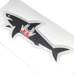 Autocollant Requin 2026 JUL, Autocollant Décoratif Imperméable de Dessin Animé, Autocollant Requin CP Gertrude, Vente en Gros - Product Image 1