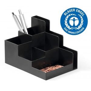 DURABLE - 1701588058 Organizador de diapositivas Optimo, 6 compartimentos, certificado ''Blue Angel'', 162x110x118mm, carbón (paquete múltiple) - Product Image 1