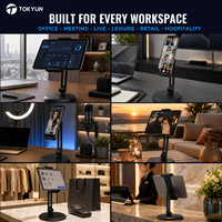 Support de tablette et de téléphone en alliage d'aluminium magnétique, support de bureau universel réglable pour iPad, vente en gros OEM, logo personnalisé, usine