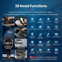 Mise à jour gratuite à vie THINKCAR Thinkscan Plus S7 Lecteur de codes OBD2 Outil de diagnostic automobile 28 fonctions de réinitialisation Outils de diagnostic automobile