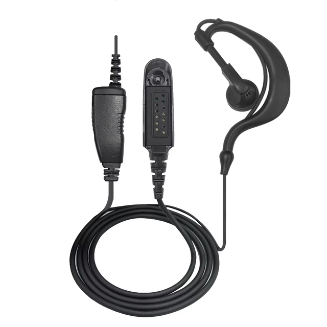 EARPHONIC Customizable M5/GP-328P Plug Walkie Talkie Earpiece Two Way Radio Headset VHF/UHF Frequency 15mm Speaker 103dB Sound