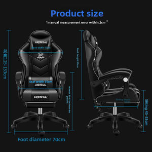 <span class=keywords><strong>Silla</strong></span> de juegos para Streamers, <span class=keywords><strong>silla</strong></span> de juegos para el hogar <span class=keywords><strong>y</strong></span> la Oficina, <span class=keywords><strong>silla</strong></span> de cuero de altura ajustable, perfecta para juegos, transmisión <span class=keywords><strong>y</strong></span> siestas - Product Image 6