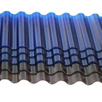 Nouveau style utilisé panneaux de toiture de jardin et de serre feuille de polycarbonate ondulé