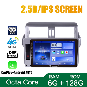 Thiết Bị Định Vị GPS Cho Xe Hơi Toyota Land Cruiser Prado 2014-2017 10 Inch Bộ Điều Hướng GPS Quad-Core Kép 2 Din 8 Cho Xe Hơi - Product Image 5