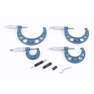 Dasqua 0-100Mm 4 Stuks Analoog Buiten <span class=keywords><strong>Micrometer</strong></span> Set 0-25Mm 50-75Mm 75-100Mm Micrmetro De Exteriores 25-50Mm Micromter Extrieur - Product Image 4