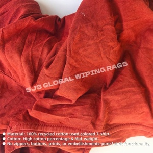 Trapos de Camiseta de Colores Mezclados, Reciclados, 100% Algodón, Trapos de Corte, Compre Trapos de Algodón 100% para Limpieza - Product Image 4
