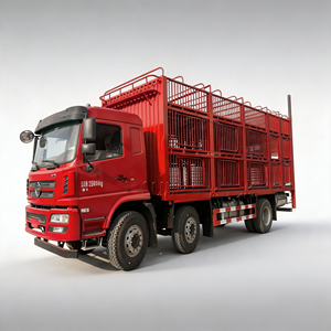 Camion de transport de volailles vivantes SHACMAN, état neuf, carrosserie en alliage d'aluminium, faible mortalité, camion de livraison de volailles vivantes à vendre - Product Image 1