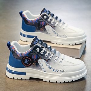 Zapatos de Hombre de Diseño Nuevo 2026, Venta al Por Mayor, Suela Blanda, Casuales, Transpirables, Deportivos, Parte Superior de Cuero Dividido, Cierre con Cordones, Cómodos - Product Image 5