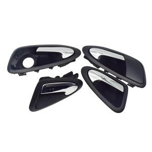 Seat Mirror Covers Full <b>Set</b> Electroplated Silver Gray Plastic Metal Handle 6J1837113A 6J1837114A 6J4839113A 6J4839114A - Product Image 1