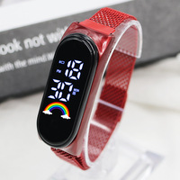 Meilleure Vente Montre Bracelet Tactile Numérique LED Ovale de Luxe Étanche pour Sport, Vente en Gros Directe Usine, Tendance