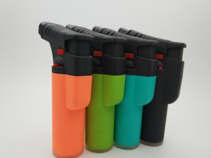 JC-20139 Modern Design Refillable Cigar Lighter with Two Flames Jet Slant Torch - Product Image 6