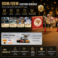 Kit de Modélisation 3D en Métal DIY Éventail de Mariage Chinois – Éducatif, Vente en Gros, Personnalisé, Cadeau STEM, Décoration – Vente Directe Usine, OEM, CE EN7