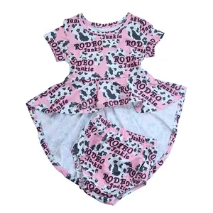 Zomerboetiek Kinderen Meisjes Rok Stijl Outfits Korte Mouw Rok Tops Met Hot Shorts 2 Stuks Pakken