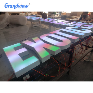 Quảng cáo chuyên nghiệp Led đầy màu sắc thư signage tùy chỉnh Led RGB chiếu sáng biểu tượng dấu hiệu cho doanh nghiệp - Product Image 5