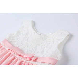 Vestido de Princesa de Flores para Niña, Transpirable, con Encaje, Varias Capas, Tutú, Lazo en la Espalda, para Bebés y Niñas Pequeñas, Primer Cumpleaños - Product Image 3