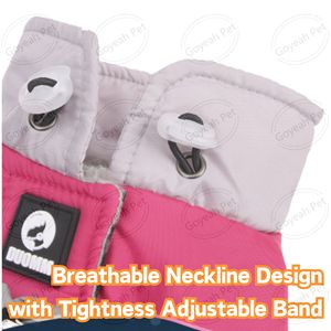 Windproof <strong>Dog</strong> Padded Jacket Long Sleeves Lightweight Warm Winter Pet <strong>Coat</strong> <strong>with</strong> <strong>Legs</strong> Covered - Product Image 6
