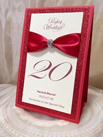 Cartes de menu/de nom de table/de place personnalisées faites à la main en carton doré imprimé pour mariages, baby showers, anniversaires et événements