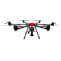 Drone de nettoyage de panneaux solaires pliable, portable, haute pression, UAV pour le lavage des panneaux photovoltaïques et des fermes solaires, électrique