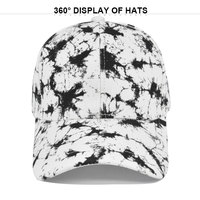 Gorra de Béisbol con Estampado Tie Dye, Estilo Vintage, Casual, Ajustable, con Hebilla Metálica, Gorra de Verano Premium Personalizada, al por Mayor para Mayoristas