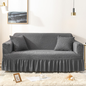 Copridivano Universale con Balza Arricciata, Copertura Completa Antiscivolo, Fodera Elastica per Divano per Tutte le Stagioni, per Soggiorno - Product Image 5